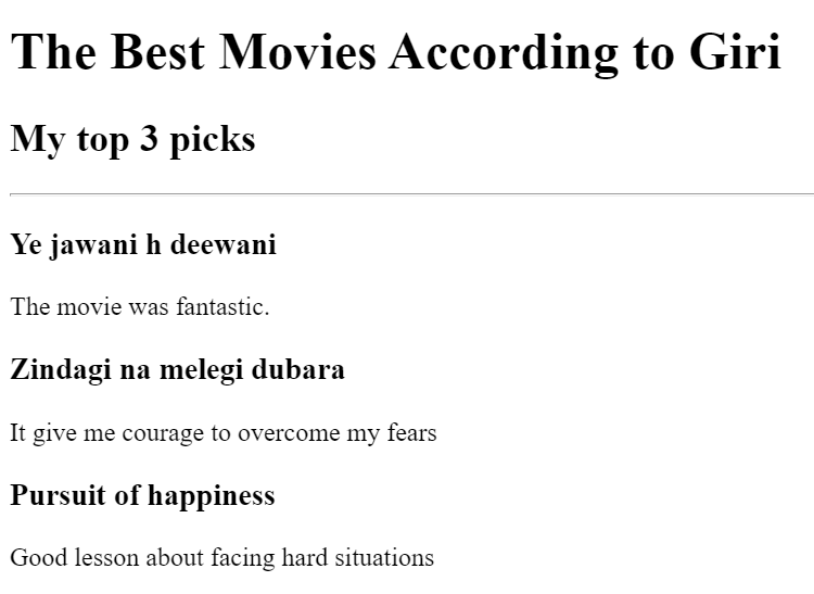 Movie Ranking Screenshot